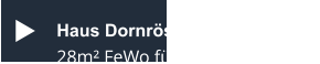 Haus Dornröschen - App. 9 28m² FeWo für max. 2 Personen